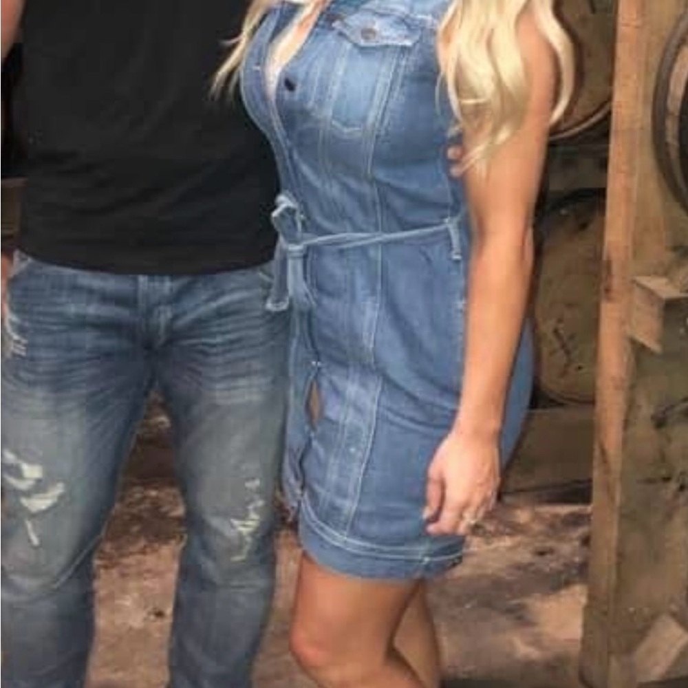 Guess denim dress
